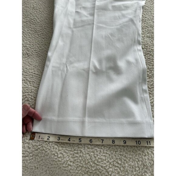 Spanx On-the-Go Cropped Wide Leg Pants in White Pull On Size 3X #20373Q - Picture 11 of 12